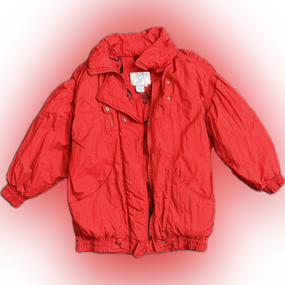 Rainbow West Red Puffer Jacket